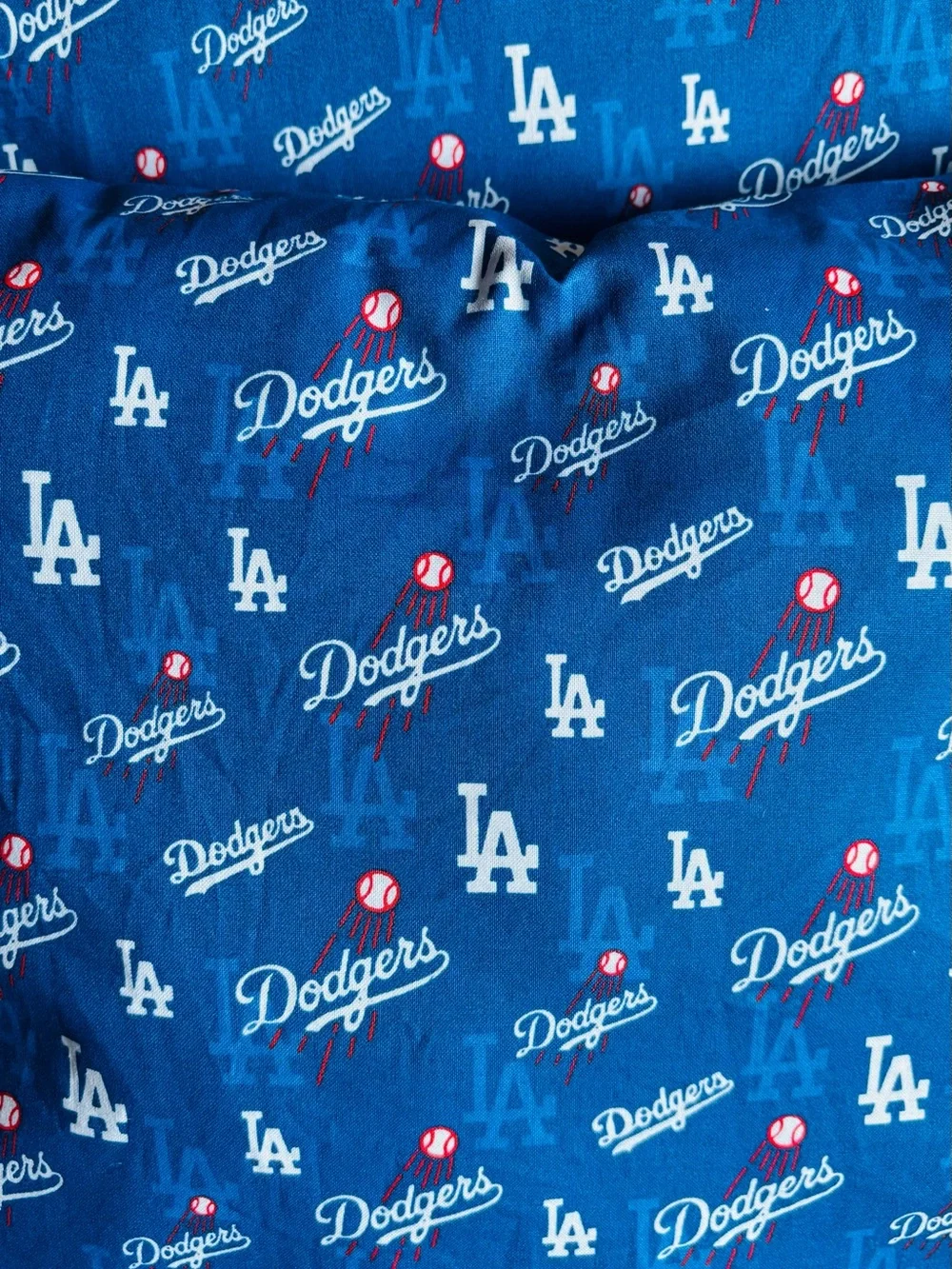 Los Angeles Dodgers Pillow Set Handmade Hard to Find 16”x16” One of a Kind
